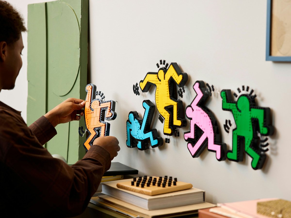 LEGO Art 31216 Keith Haring - tańczące postacie