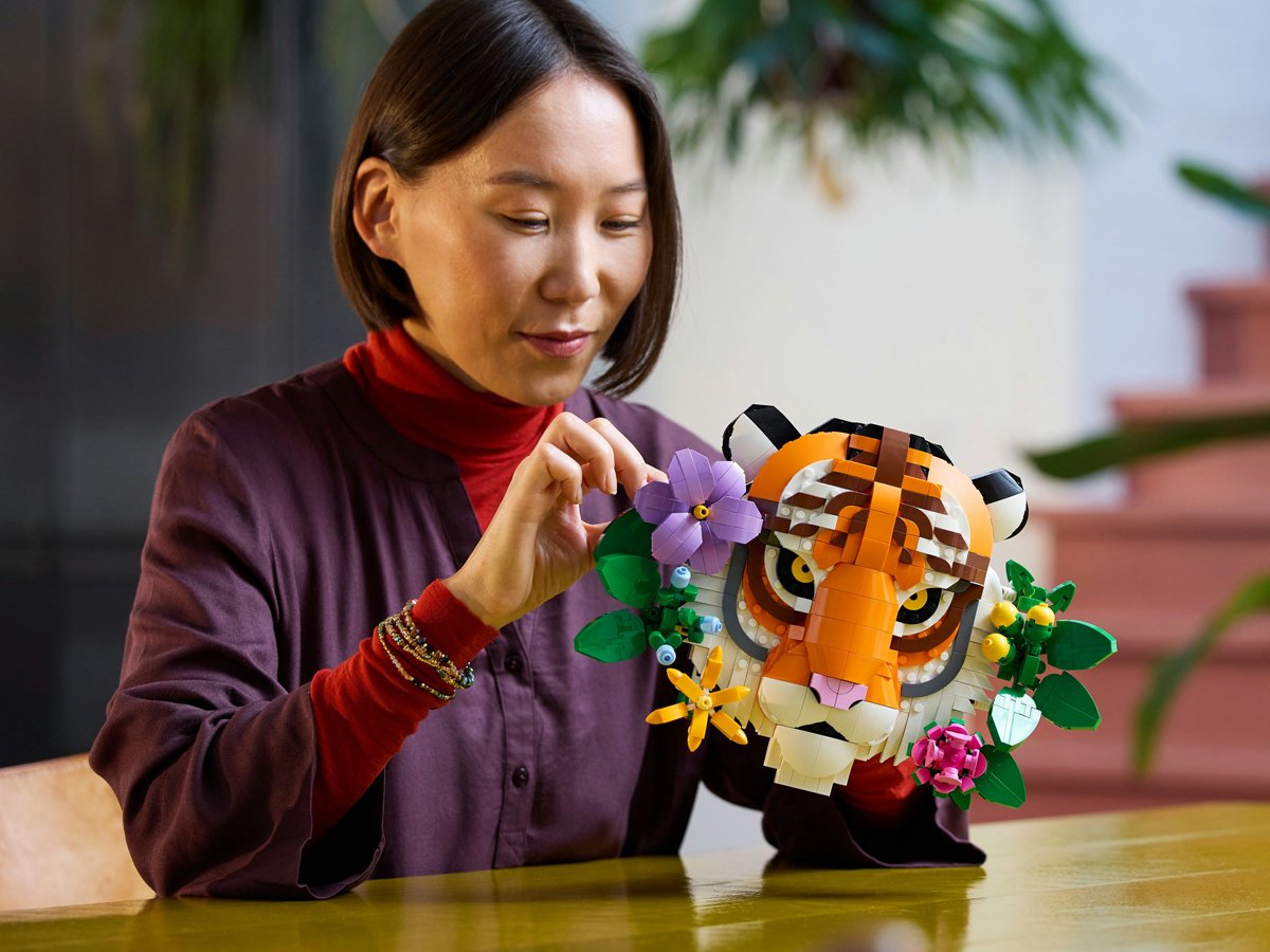LEGO Art 31217 Kolekcja zwierząt – tygrys