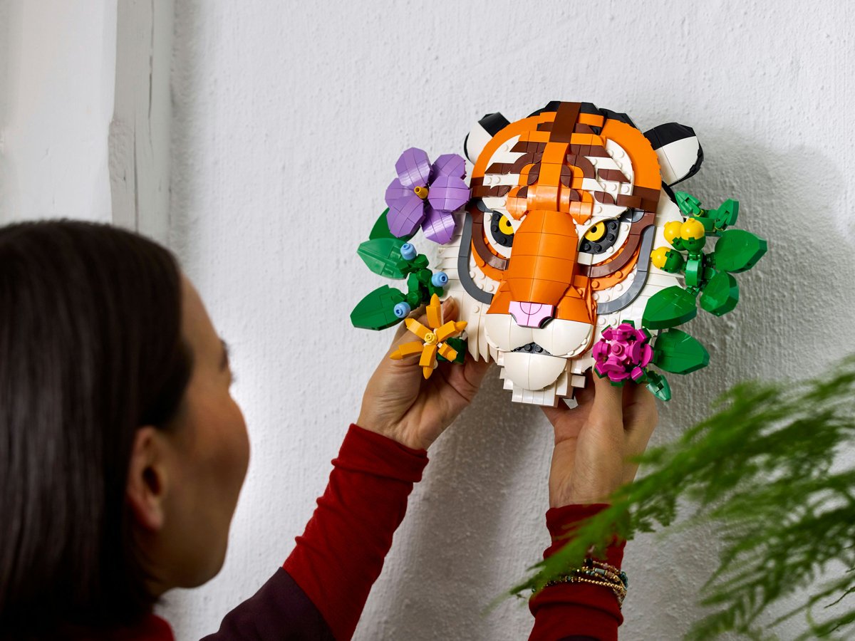LEGO Art 31217 Kolekcja zwierząt – tygrys