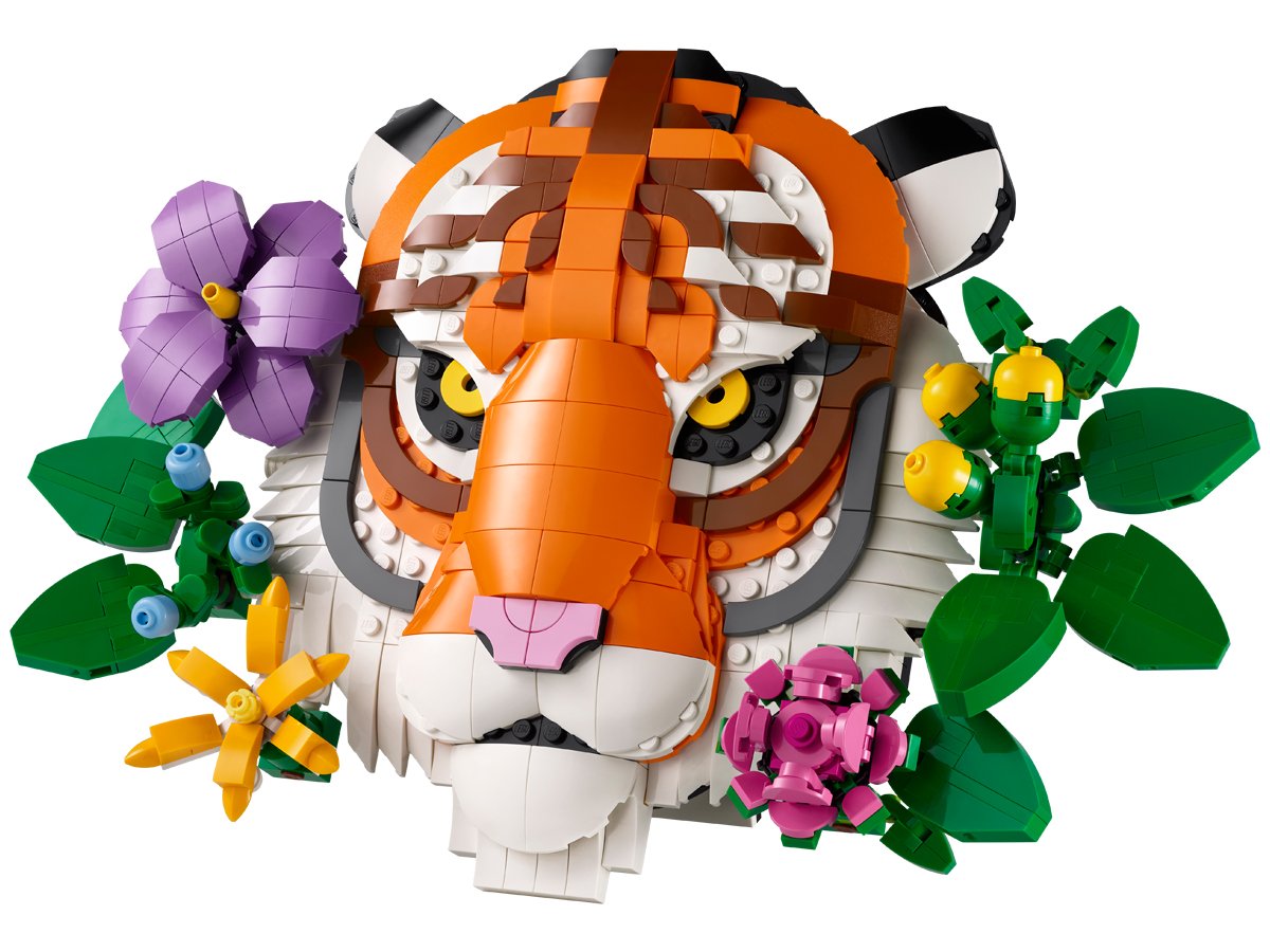 LEGO Art 31217 Kolekcja zwierząt – tygrys