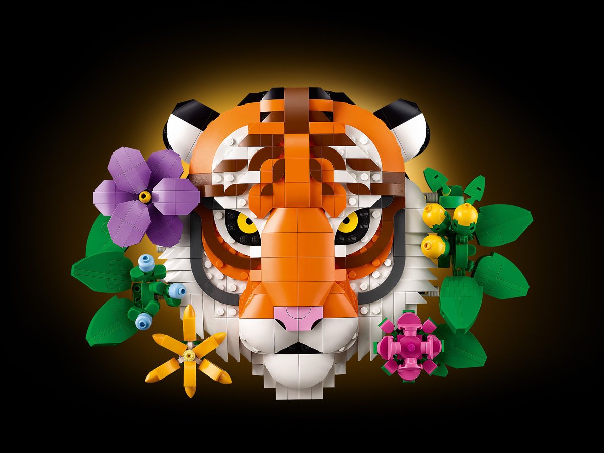 LEGO Art 31217 Kolekcja zwierząt – tygrys