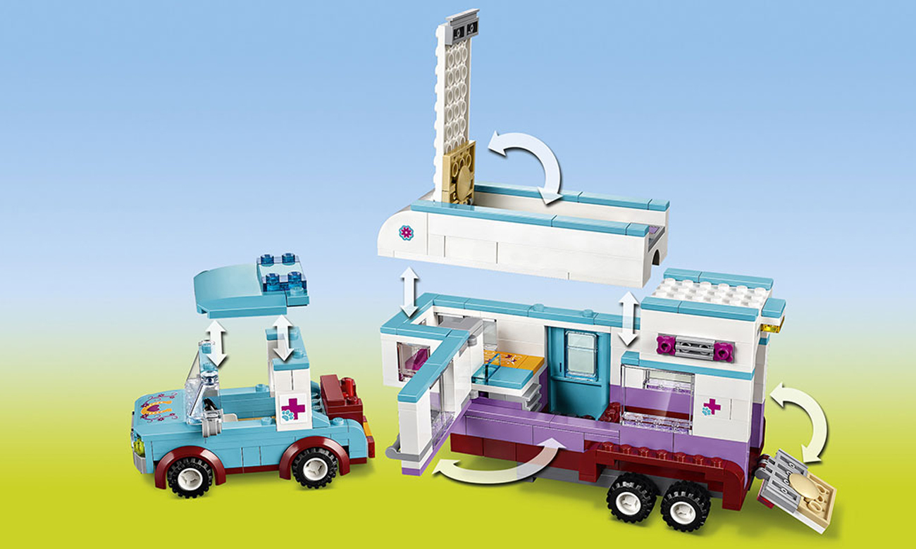 Lego Friends Przyczepa Lecznicza Dla Koni Klocki Lego Sklep