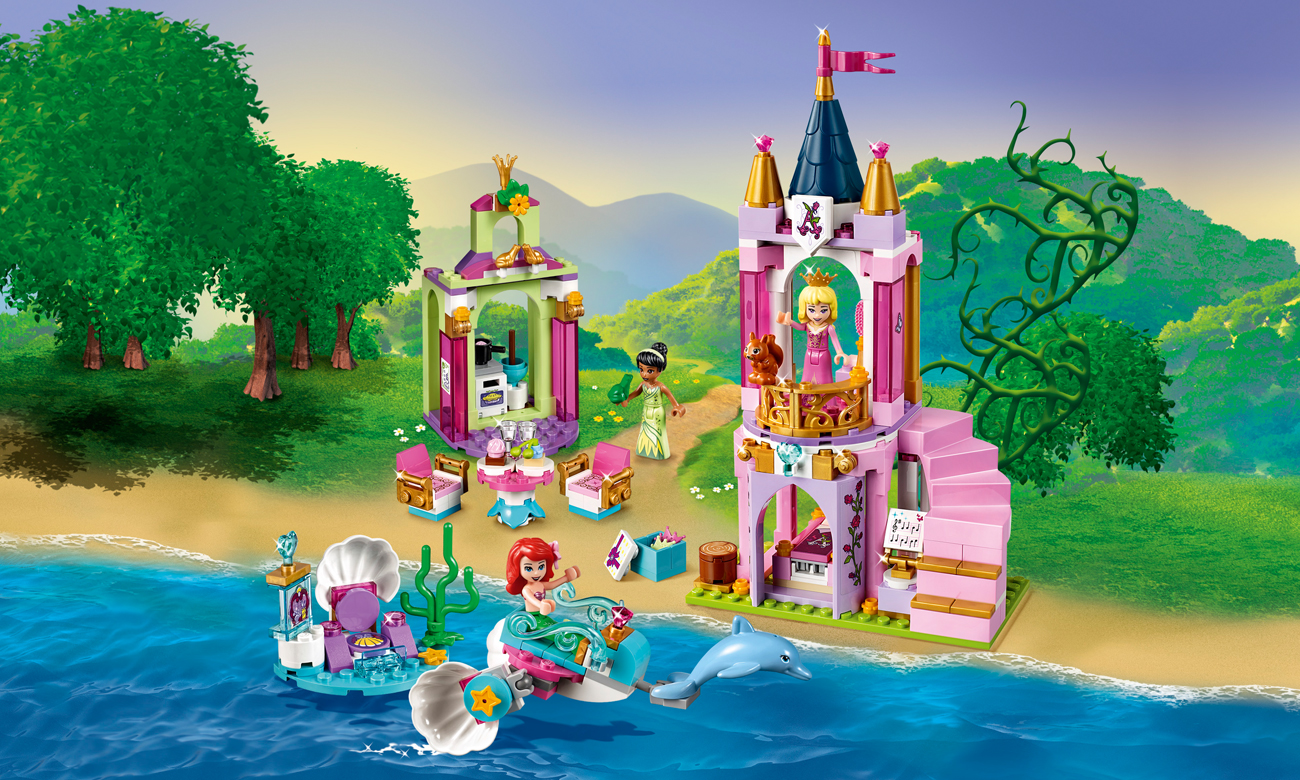 LEGO Disney Princess Królewskie przyjęcie Arielki, Aurory i Tiany