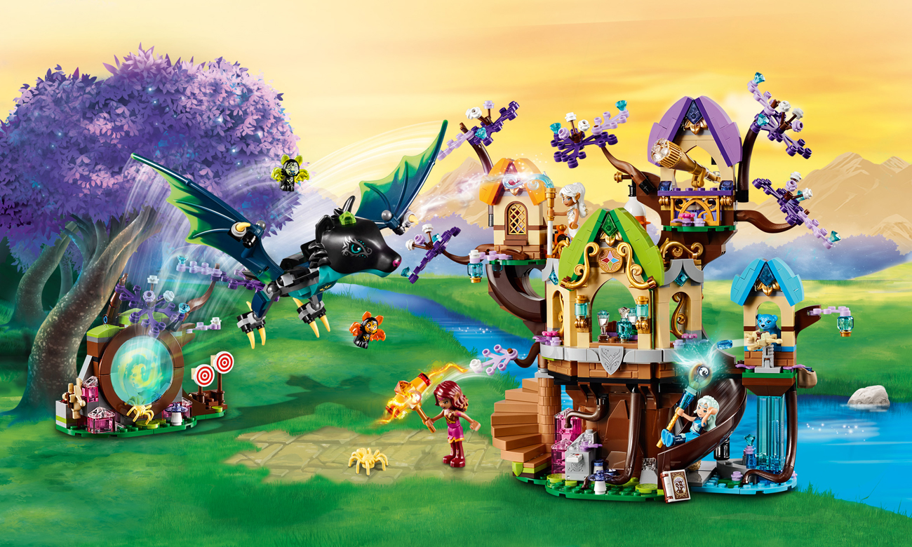 LEGO Elves Atak nietoperzy na Drzewo Elvenstar