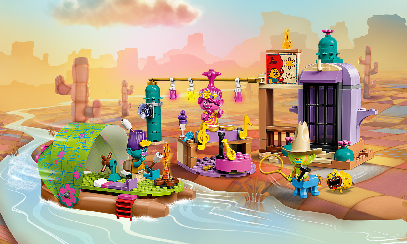 LEGO Trolls Pustkowie i przygoda na tratwie