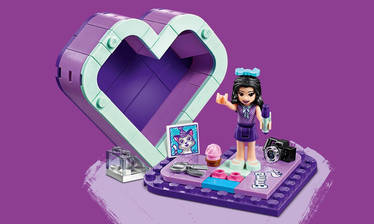 LEGO Friends Pudełko w kształcie serca Emmy