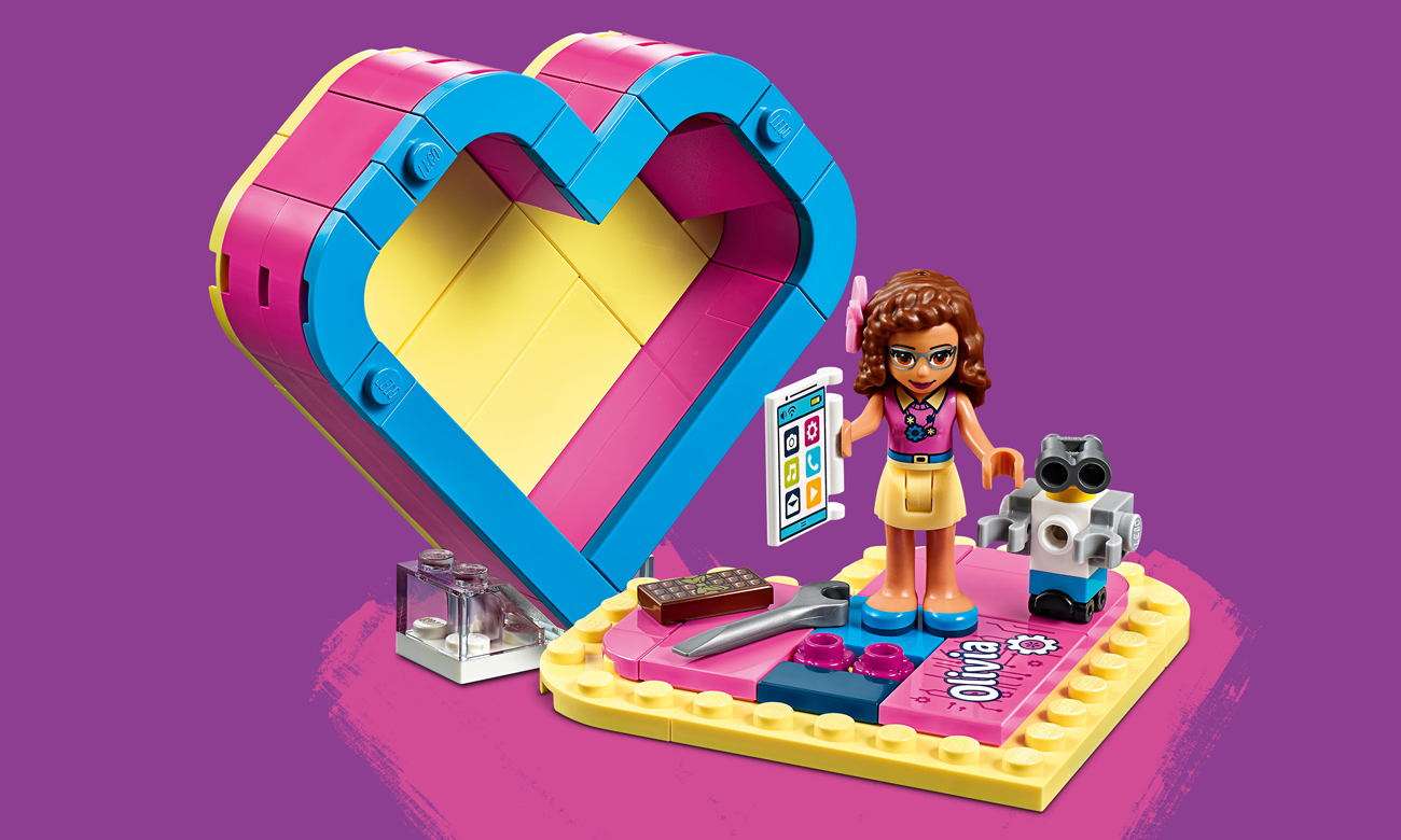 LEGO Friends Pudełko w kształcie serca Olivii