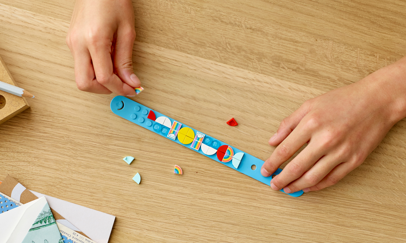 LEGO DOTS Bransoletka z tęczą