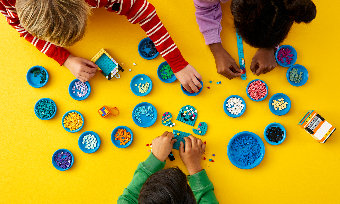 duży zestaw lego dots