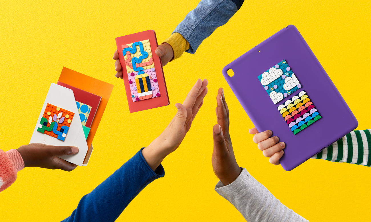 zestaw lego dots z nalepkami do ozdabiania