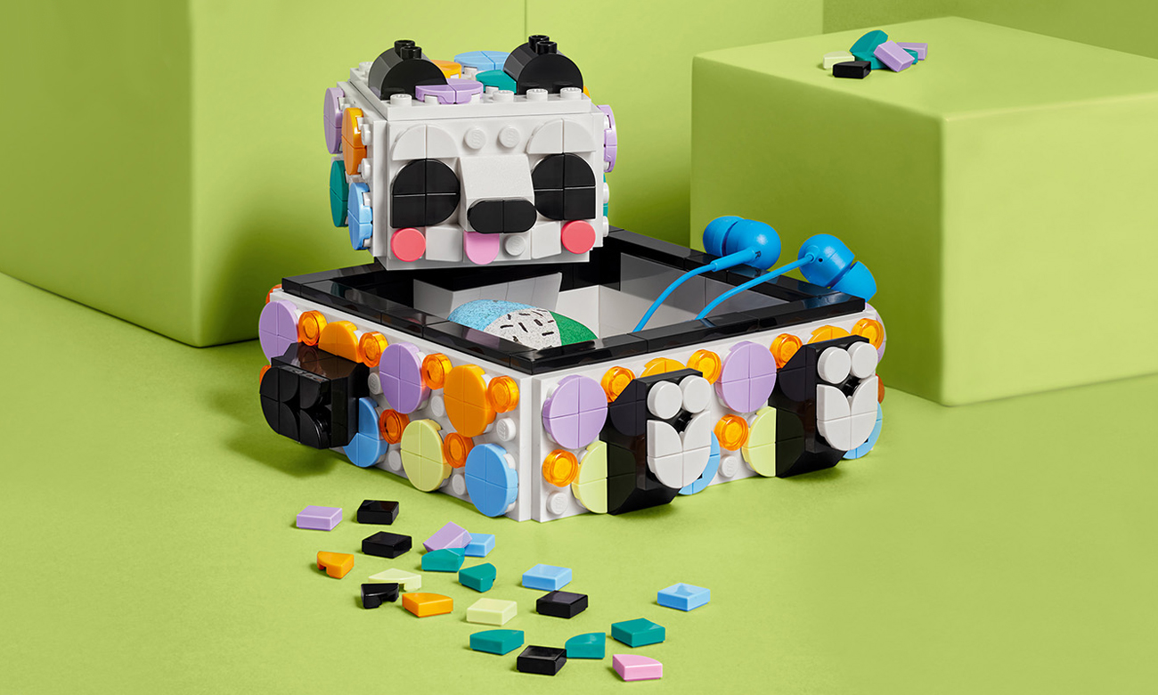 LEGO DOTS Pojemnik z uroczą pandą