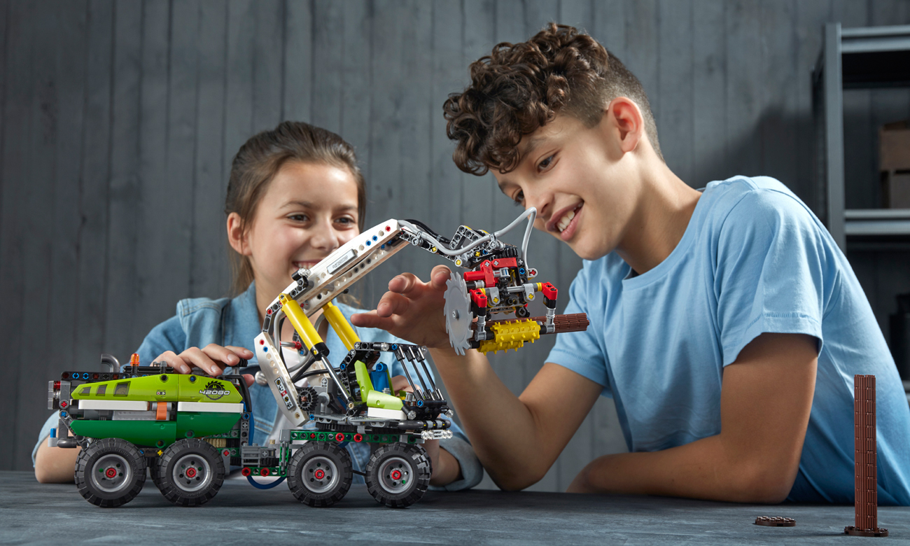 lego ładowarka volvo