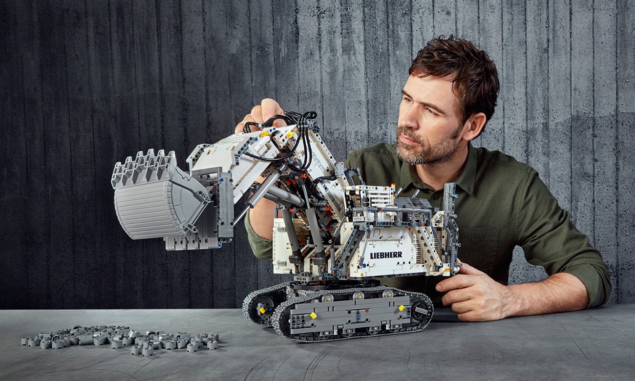 lego zdalnie sterowana koparka