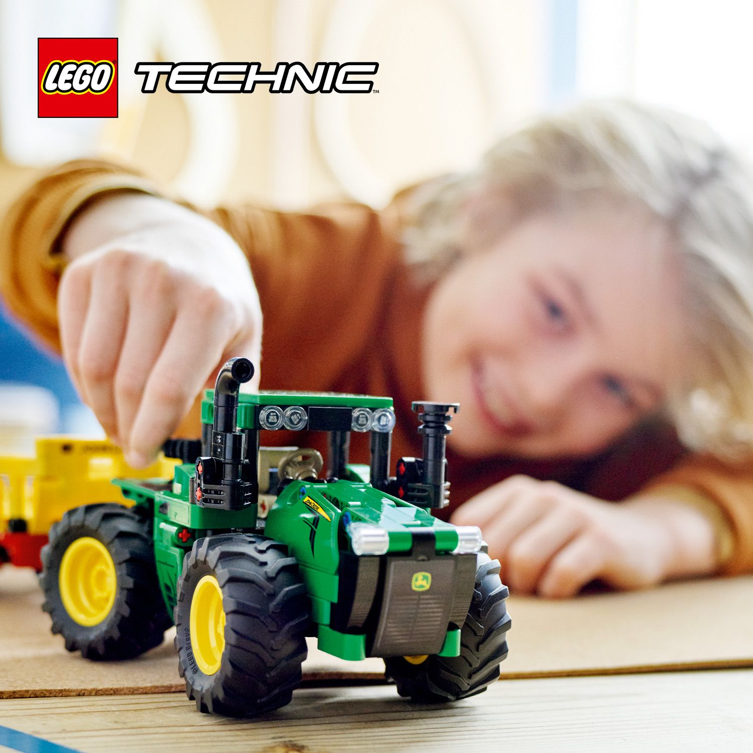 Świetny ciągnik John Deere dla dzieci