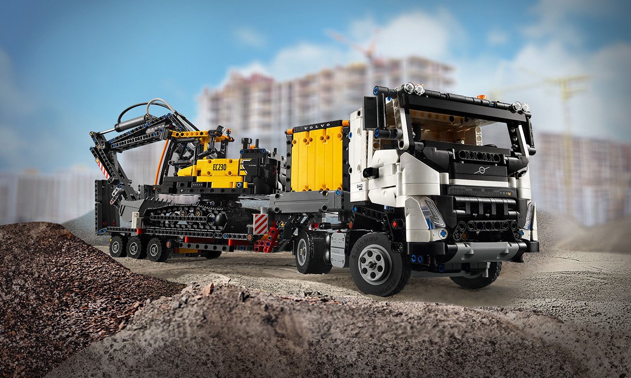 LEGO Technic 42175 Volvo FMX LKW mit EC230 Electric Raupenbagger