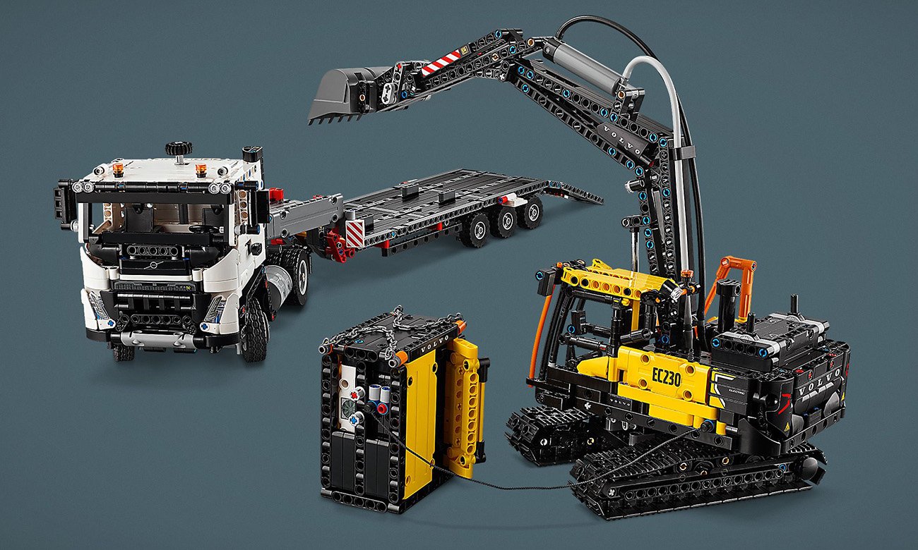 LEGO Technic 42175 Volvo FMX LKW mit EC230 Electric Raupenbagger