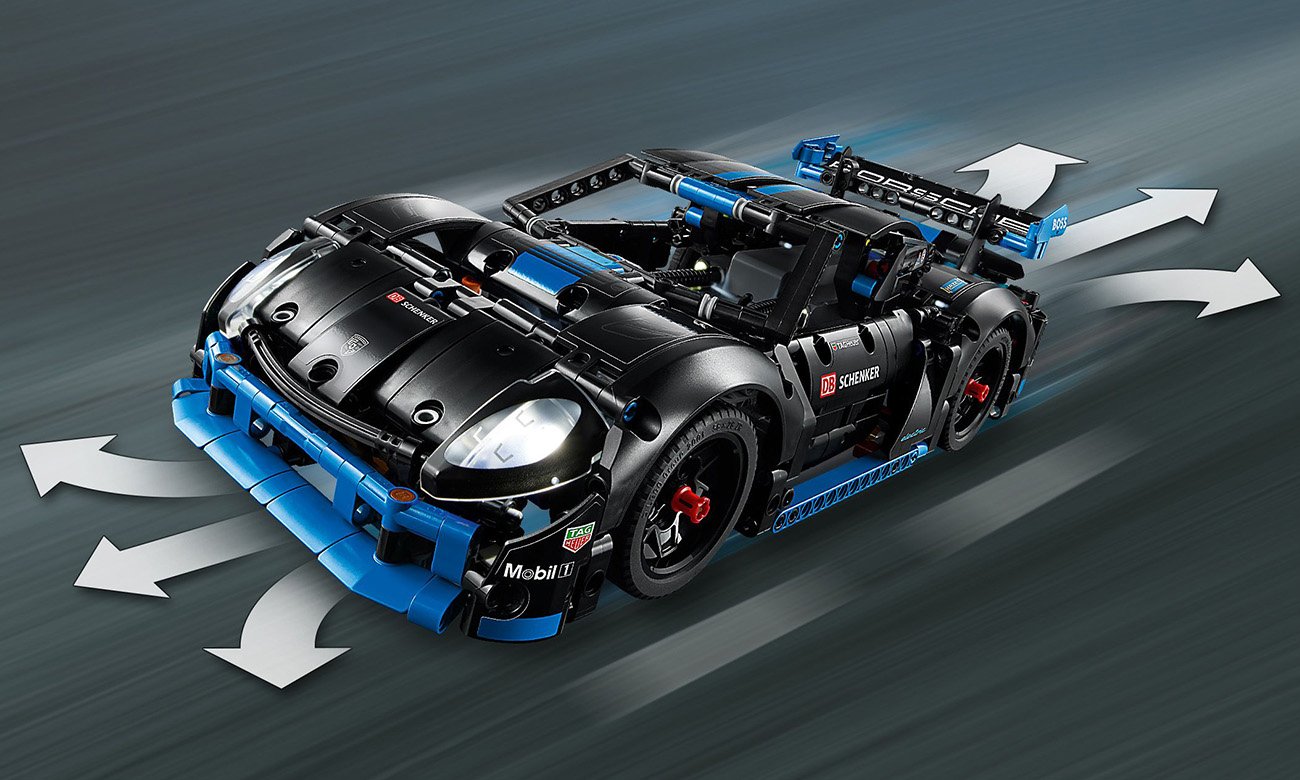 samochód Porsche z klocków lego