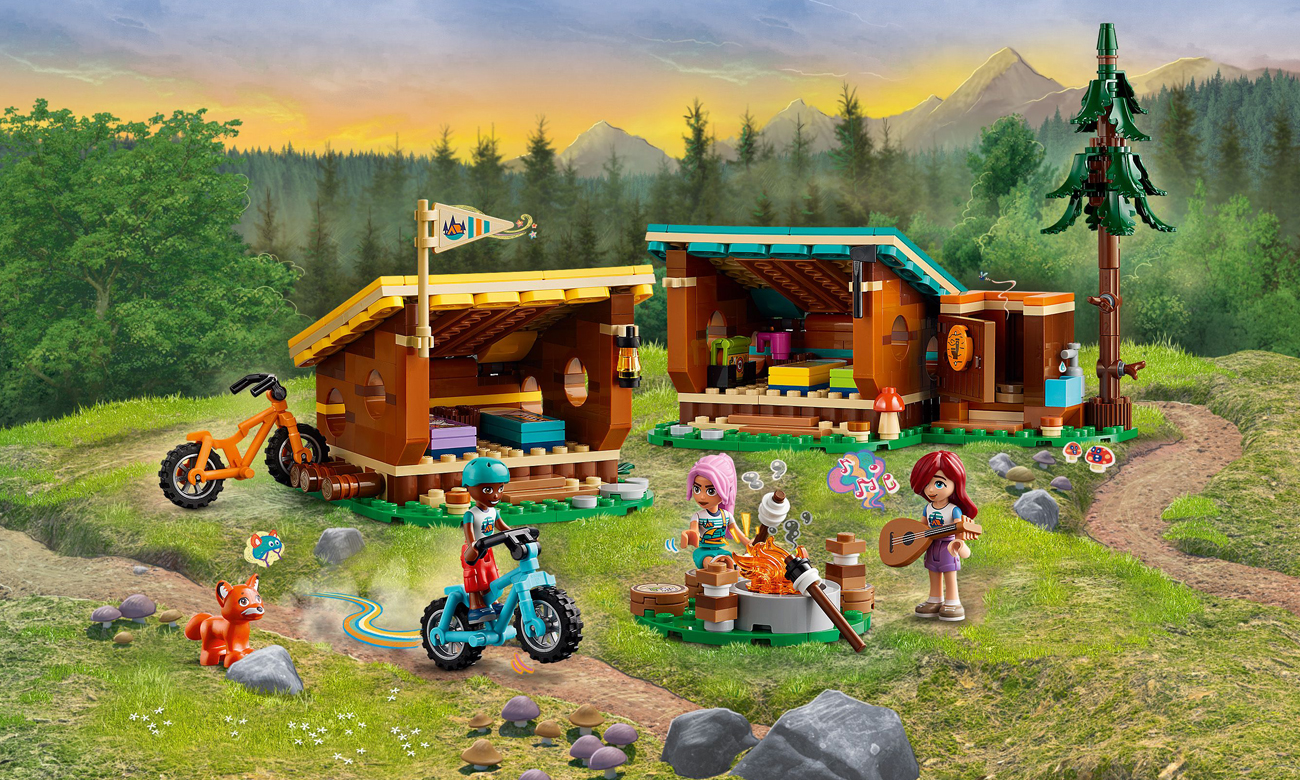 LEGO Friends Gemütliche Sommerlager-Häuser