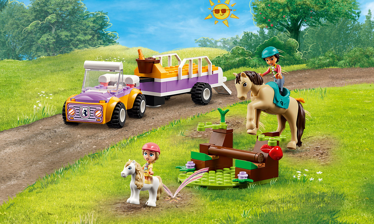 LEGO Friends Pferde- und Ponyanhänger