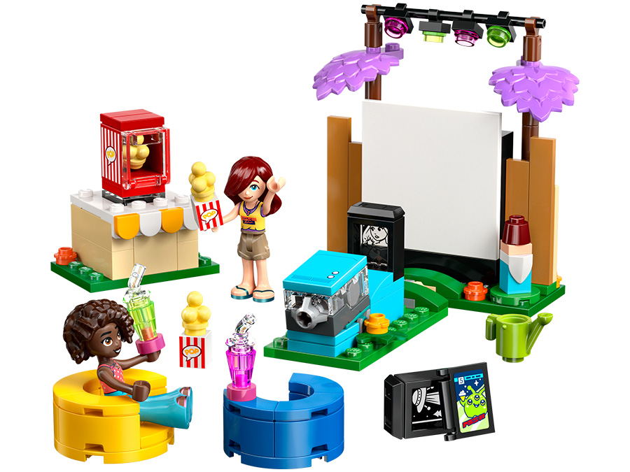 LEGO Friends Maraton filmowy przyjaciółek 42642 zawartość zestawu