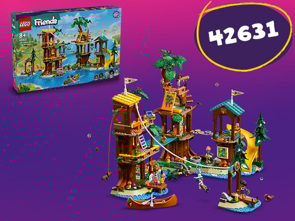 Domek na drzewie na obozie kempingowym