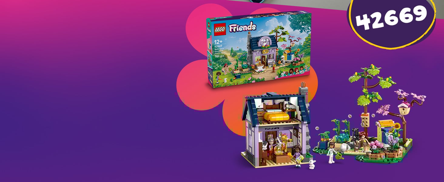 Dom pszczelarzy i kwiatowy ogród