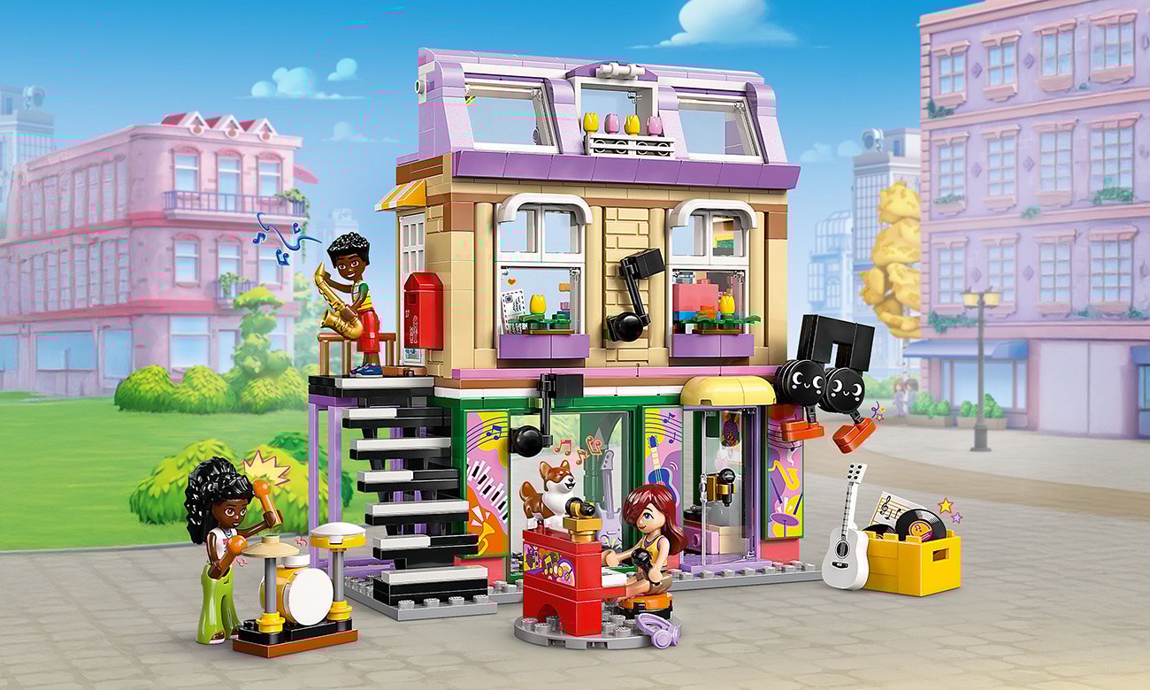 LEGO Friends Sklep muzyczny i mieszkanie 42653