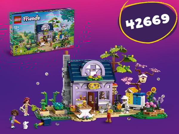 Dom pszczelarzy i kwiatowy ogród