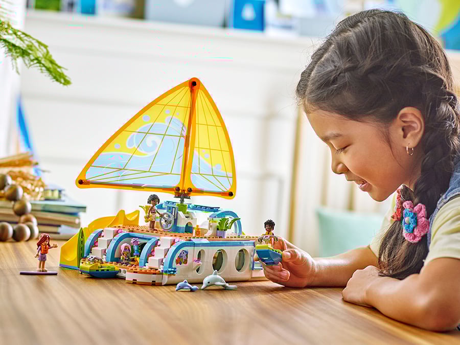 LEGO Friends 42664 Przygoda na łodzi zabawa