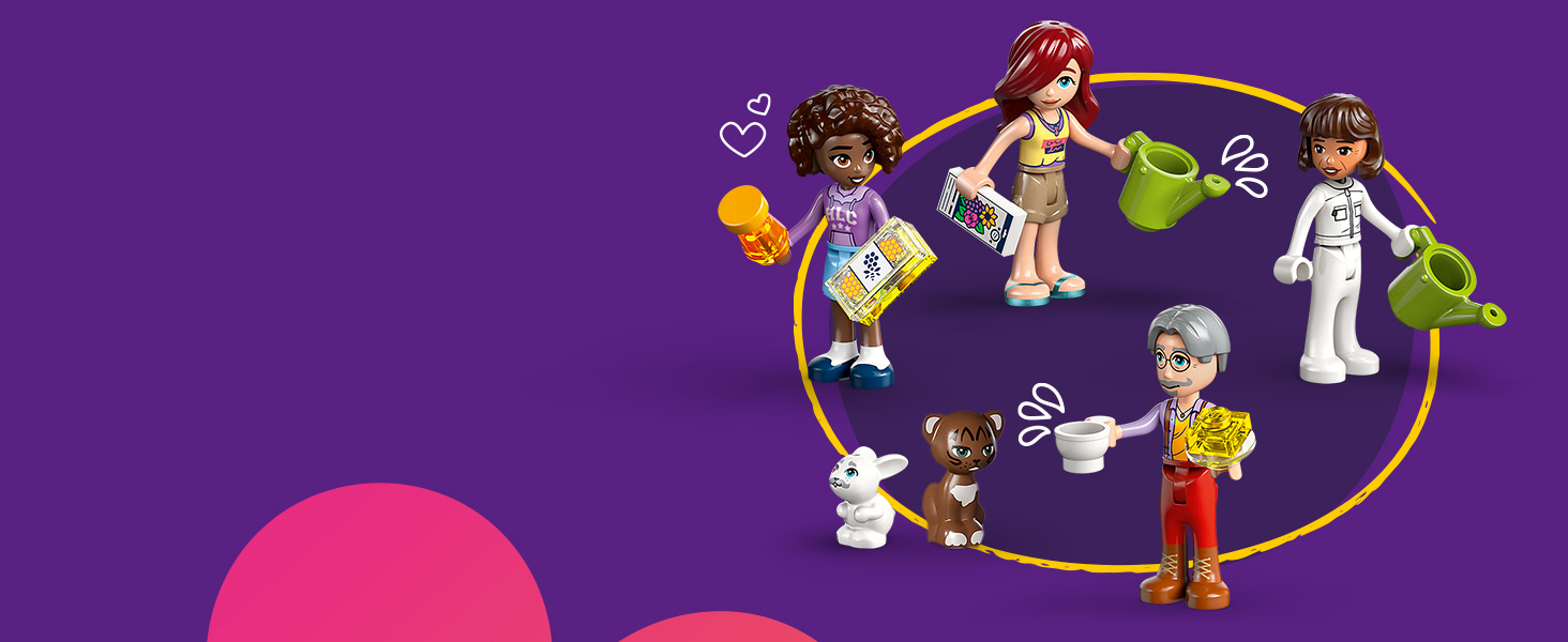 Cztery postacie w formie minilaleczek