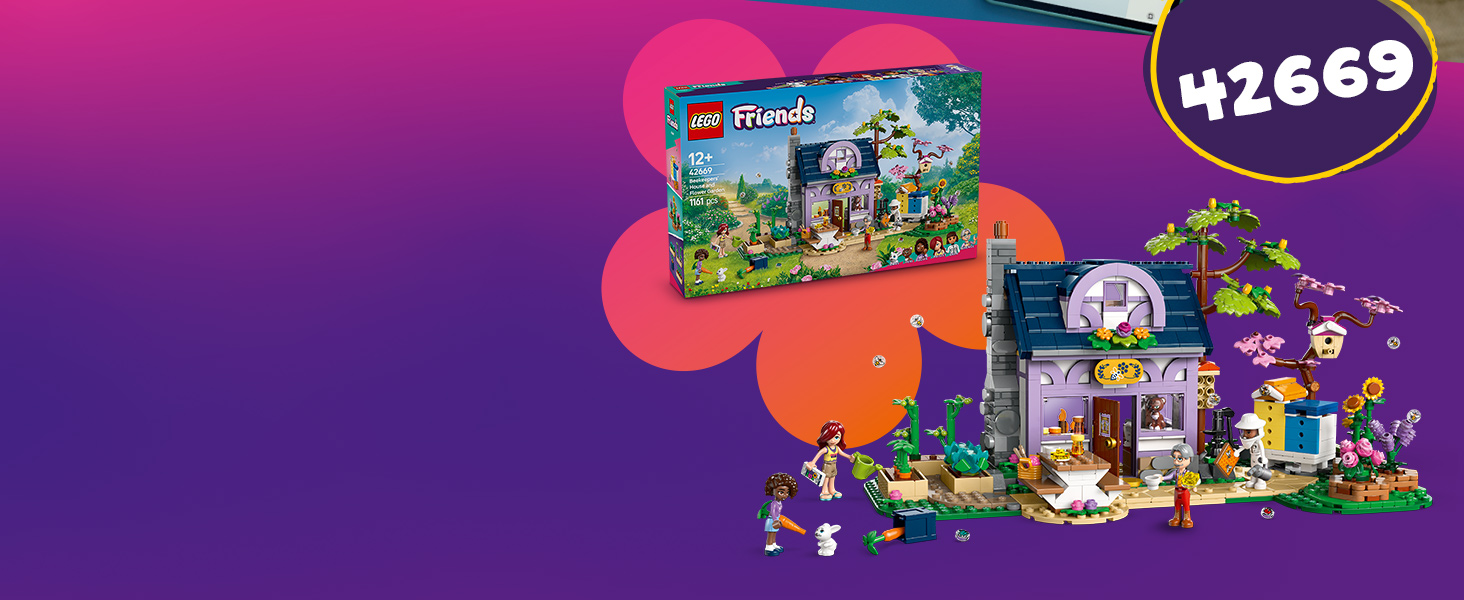 Dom pszczelarzy i kwiatowy ogród