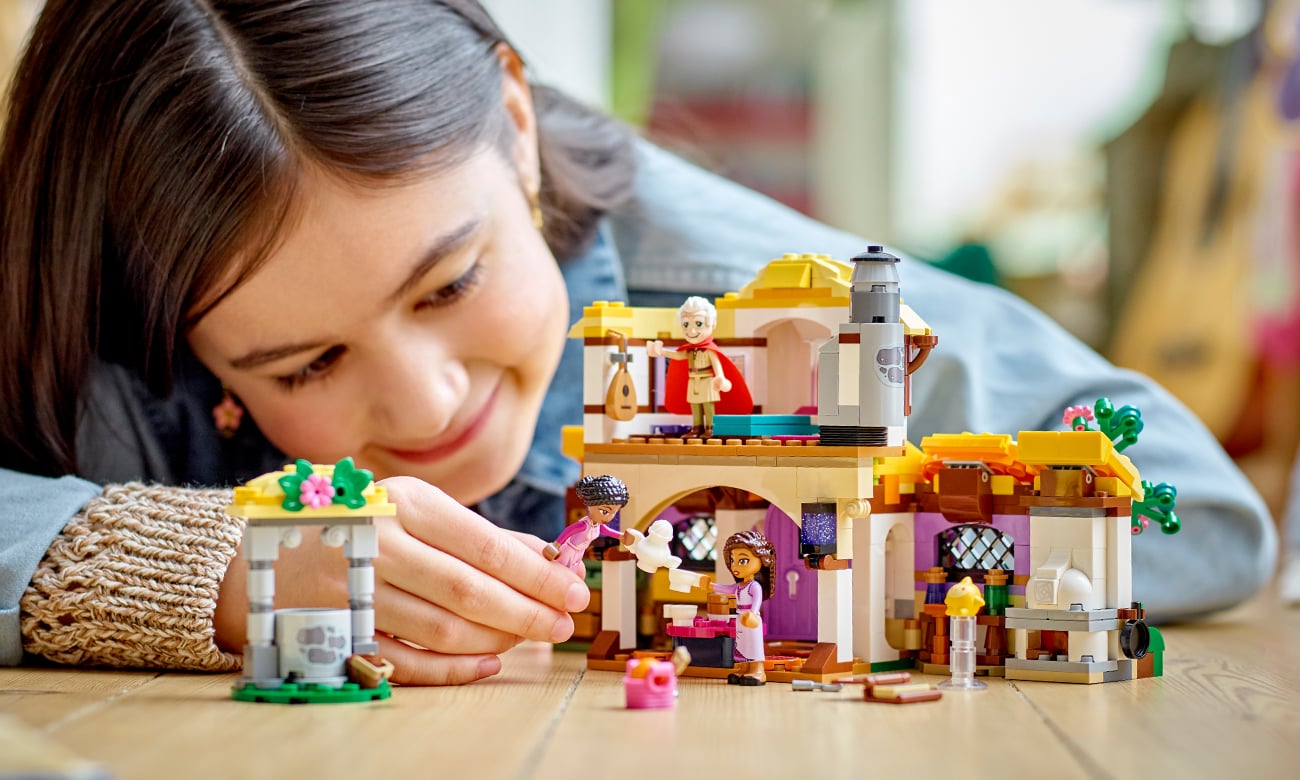 zestaw klocków lego z bajki disney życzenie