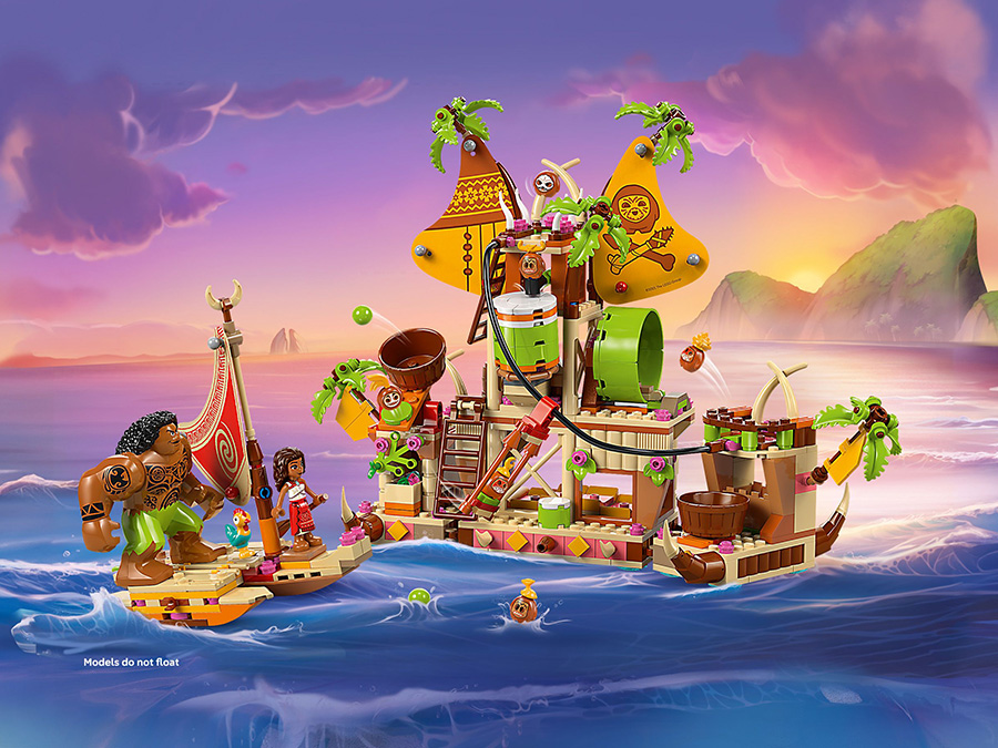 LEGO Disney Vaiana 2 Barka Kakamorów 43258