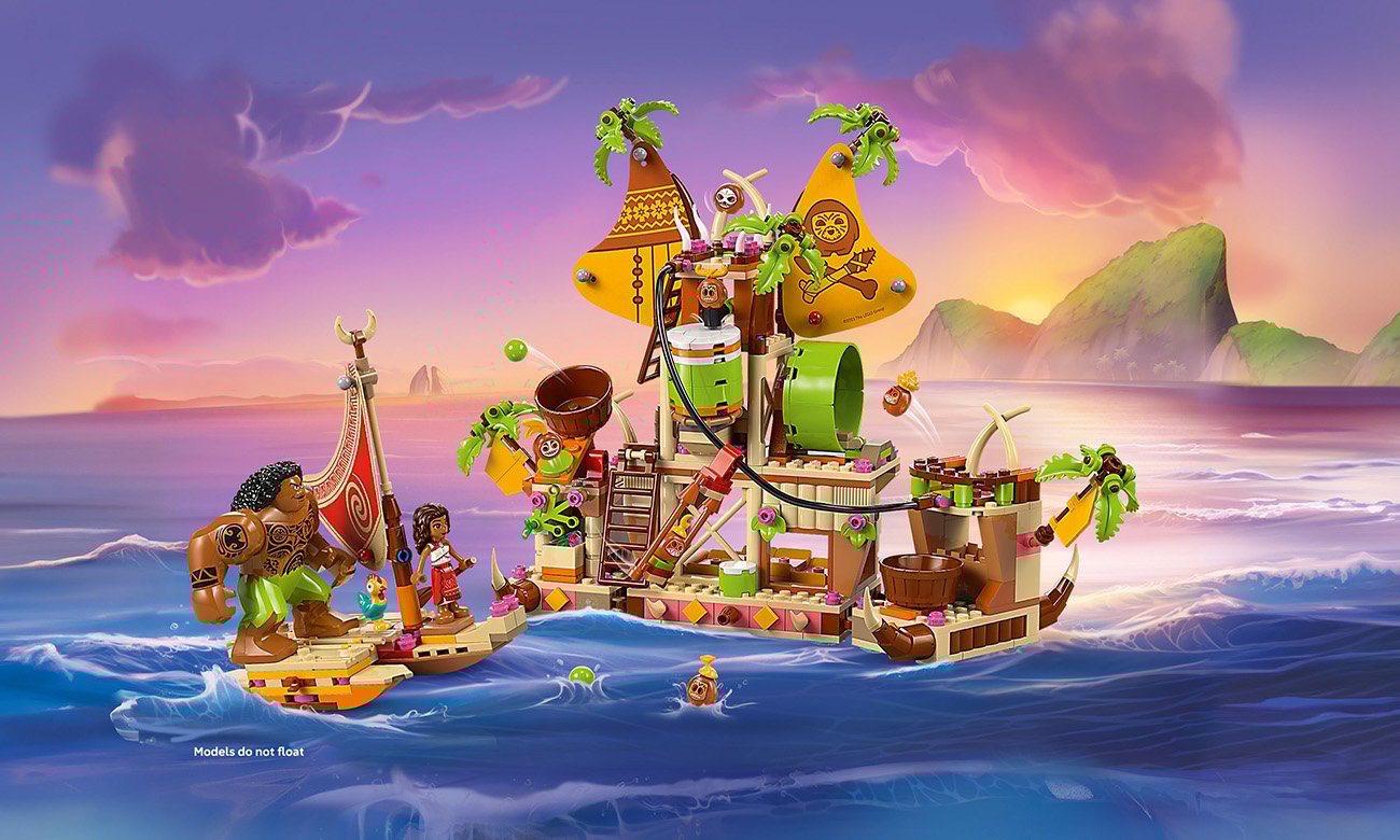 LEGO Disney Vaiana 2 Barka Kakamorów 43258