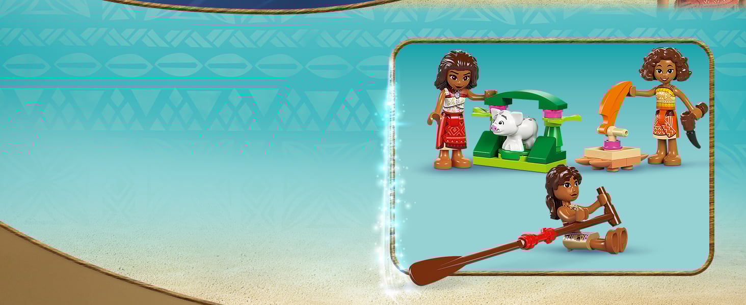 Cztery fajne postacie z filmu Vaiana 2 Disneya