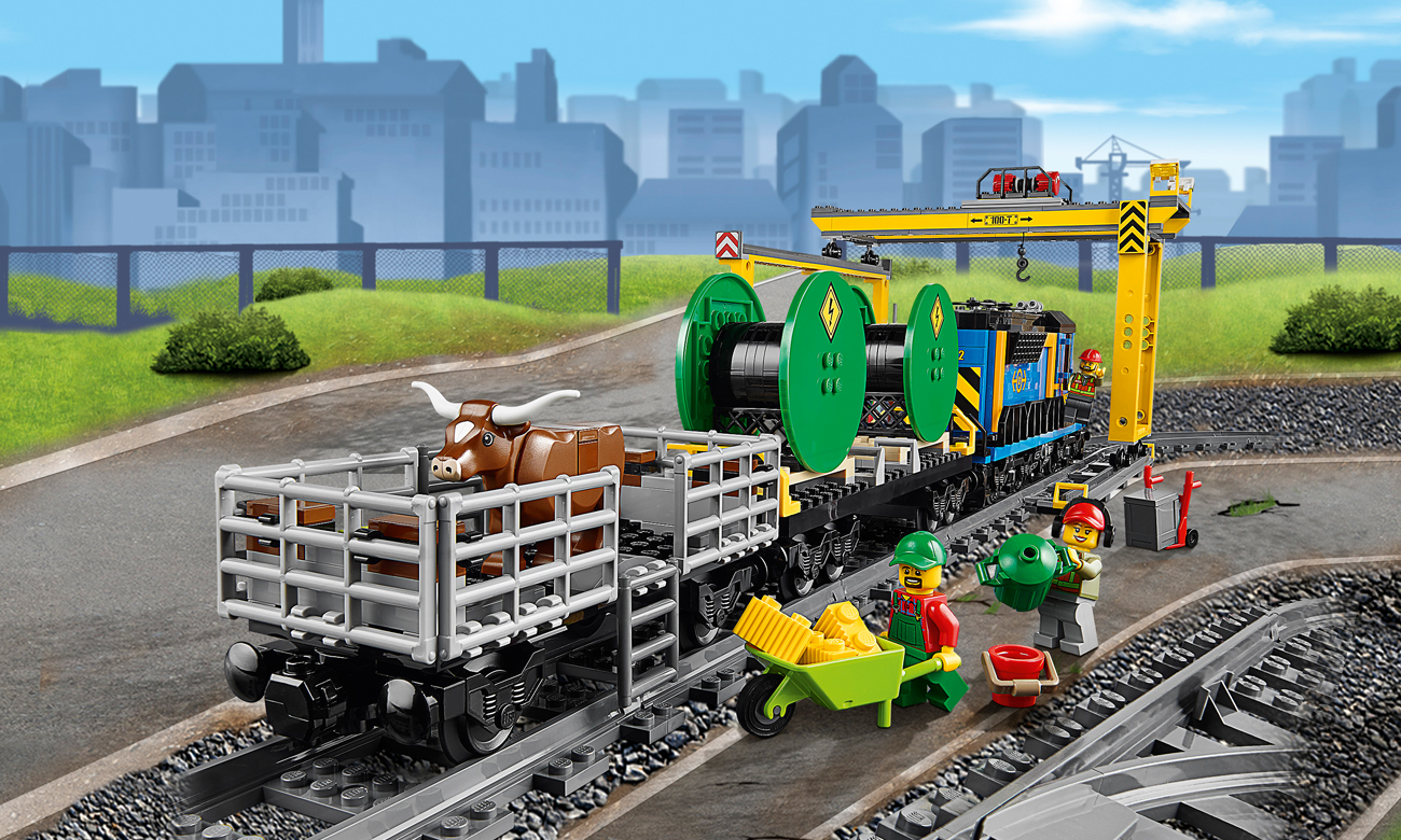 lego pociąg towarowy