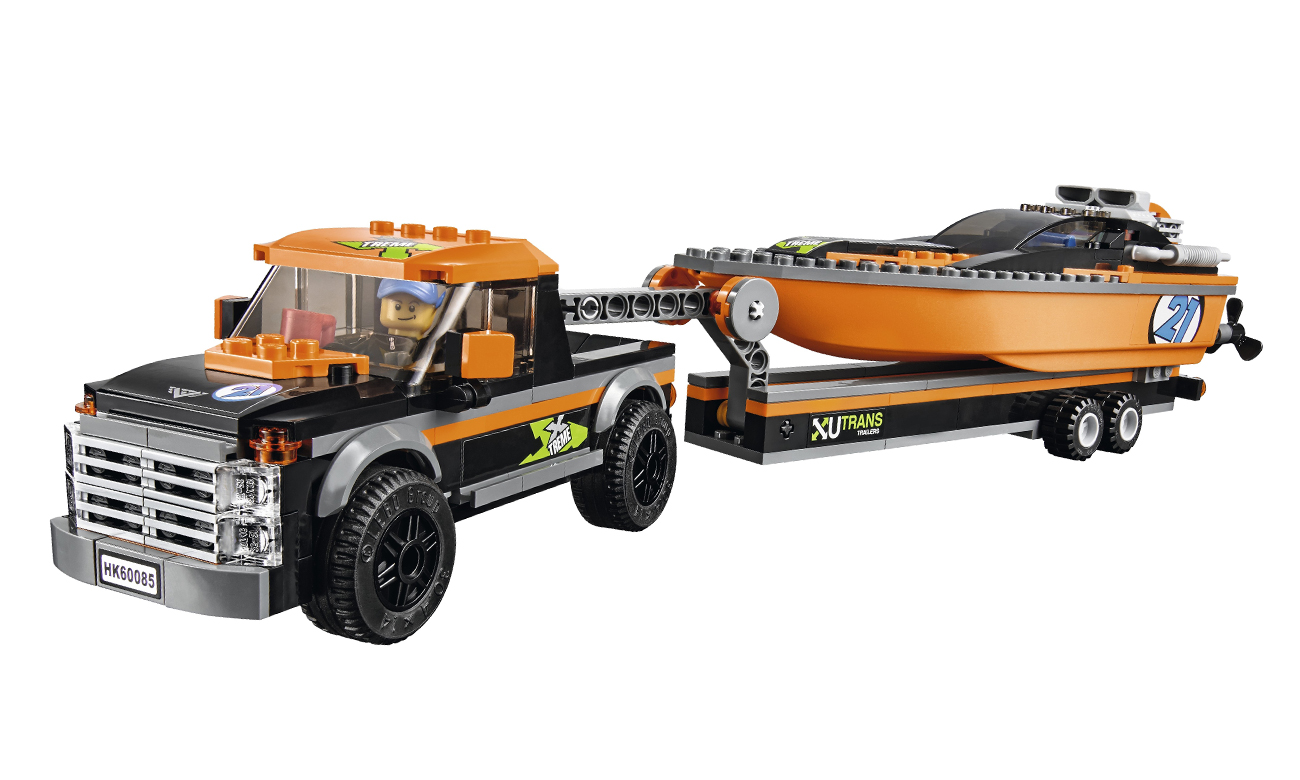 Lego  Terenówka z motorówką