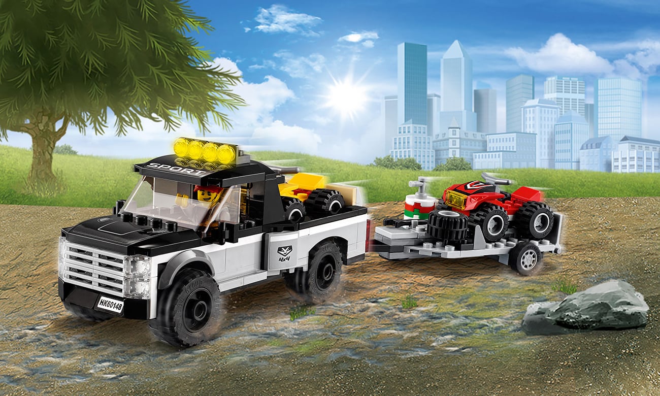 Lego City Wyścigowy zespół quadowy