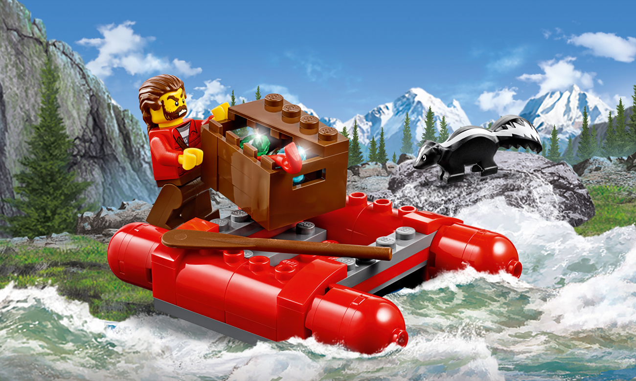 zestaw lego city policja statek