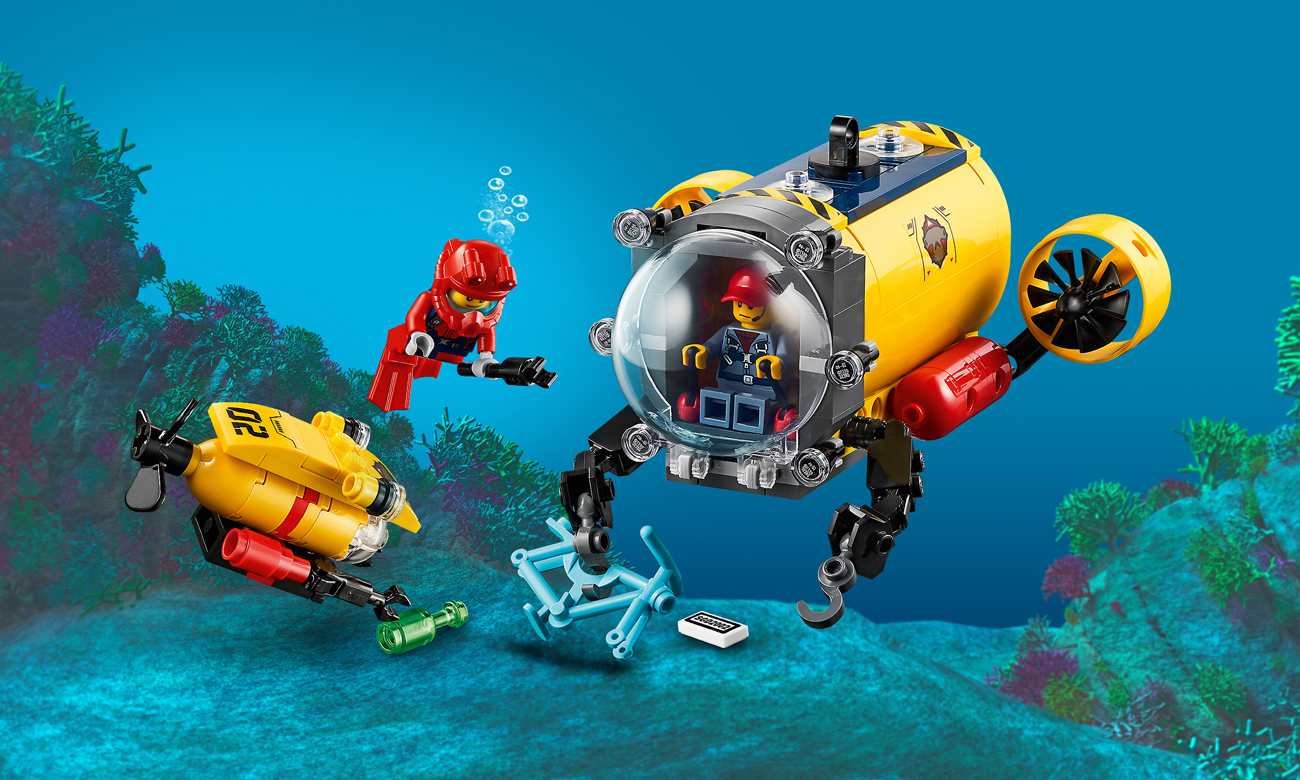 zestaw lego łódź podwodna