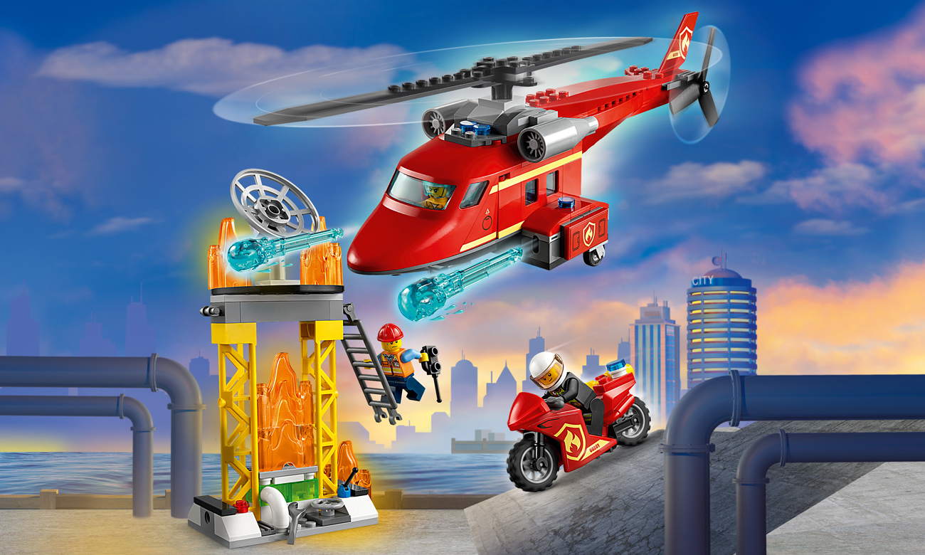 LEGO City Strażacki helikopter ratunkowy