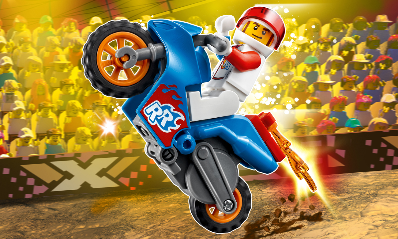LEGO City Rakietowy motocykl kaskaderski