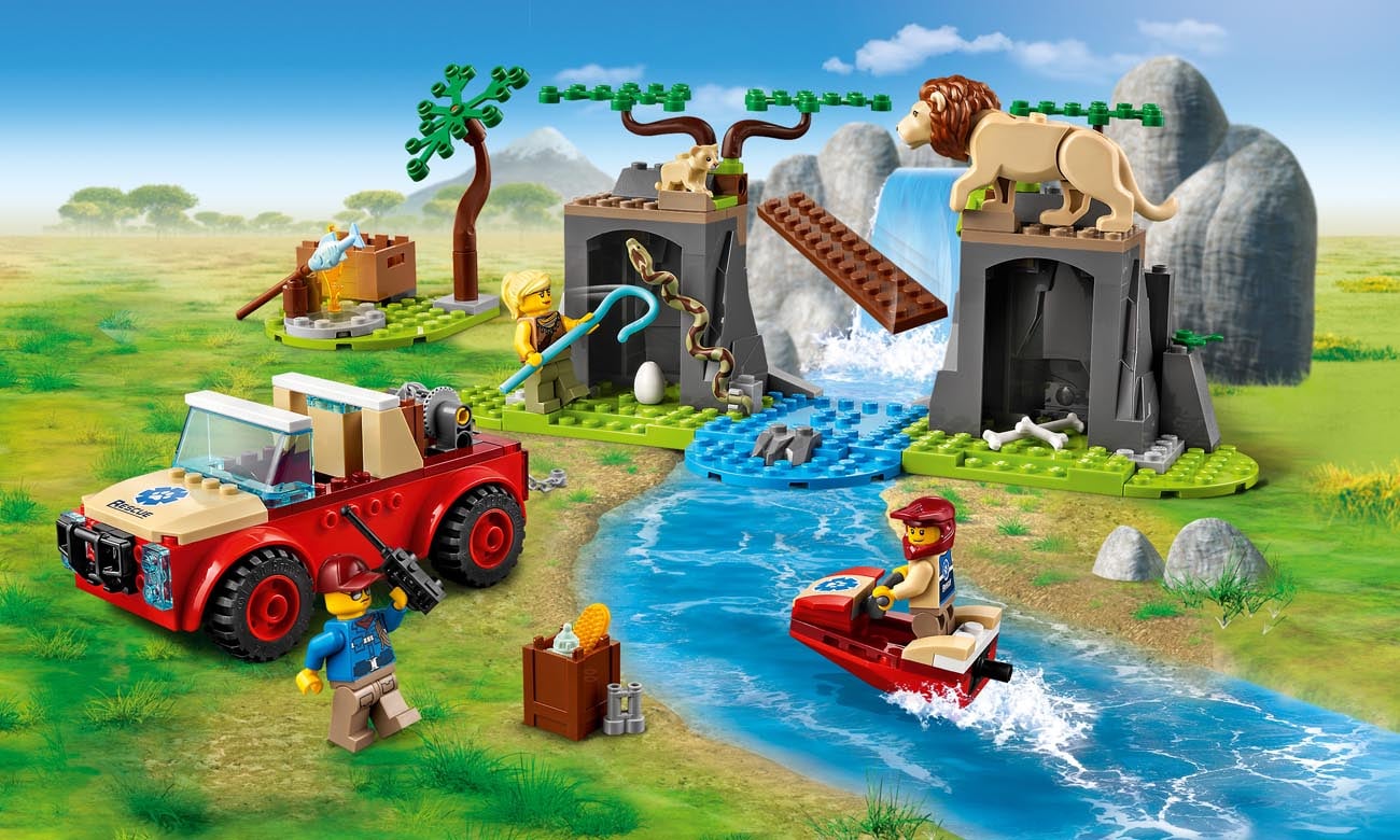 LEGO City Terenówka ratowników dzikich zwierząt 60301