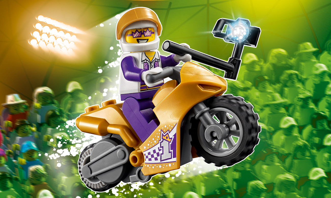 LEGO City Selfie na motocyklu kaskaderskim