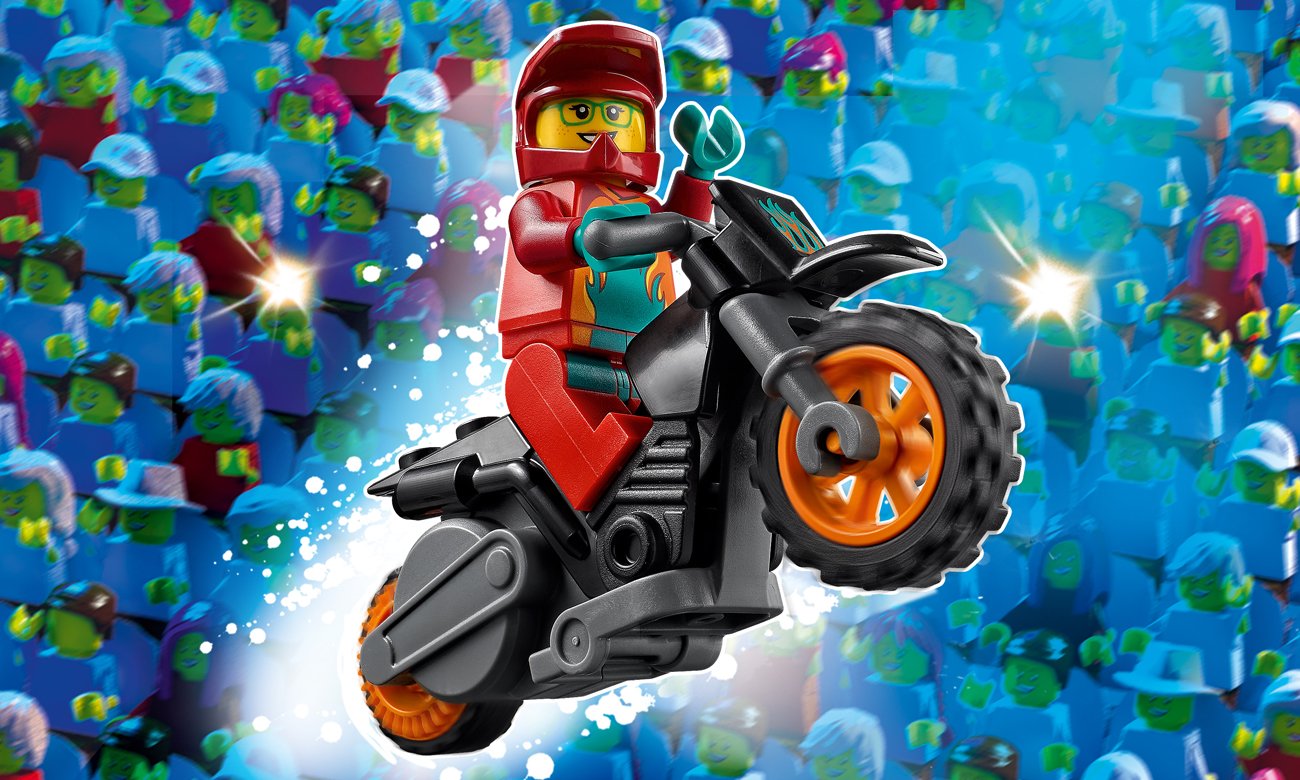 LEGO City Ognisty motocykl kaskaderski