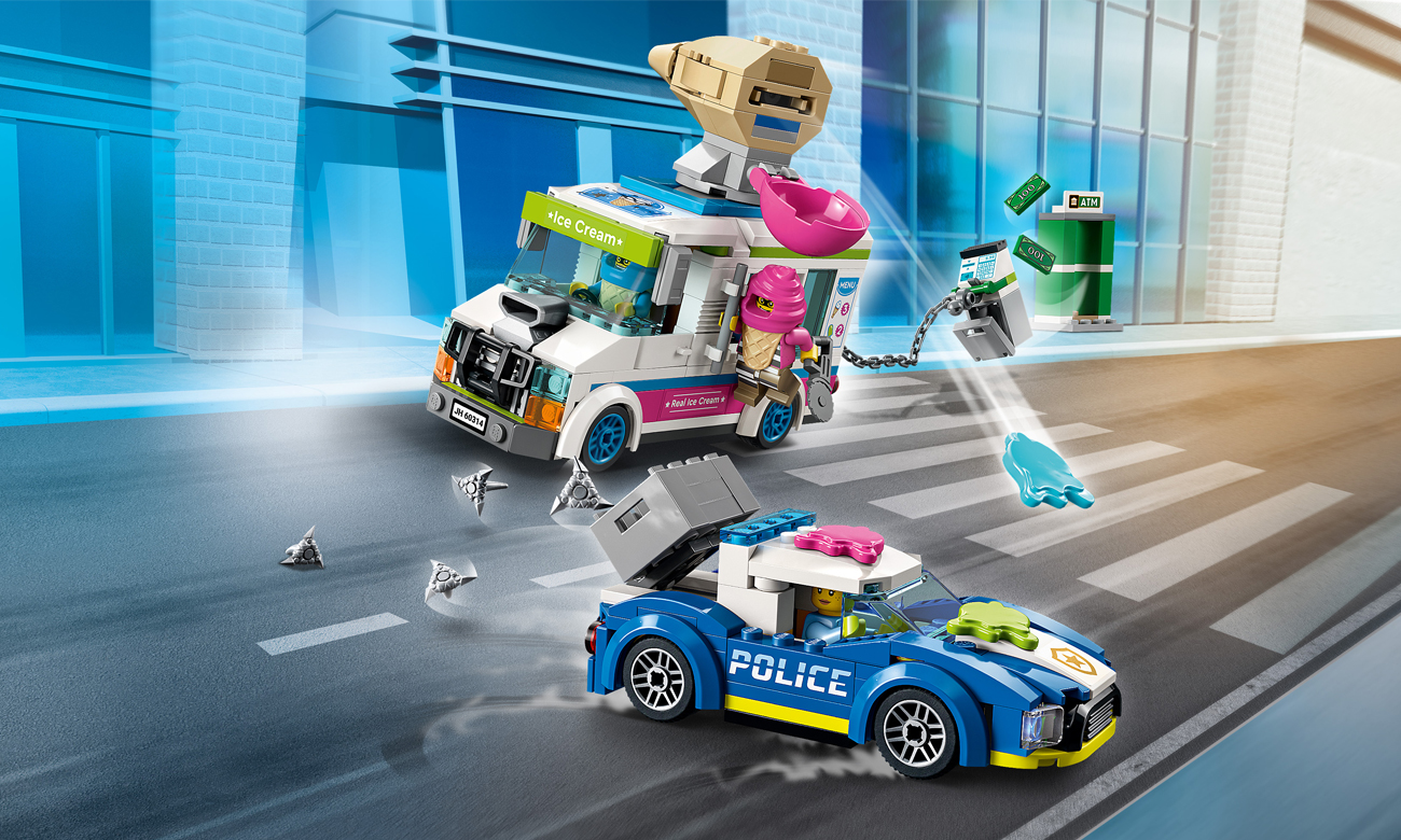 LEGO City Policyjny pościg za furgonetką z lodami
