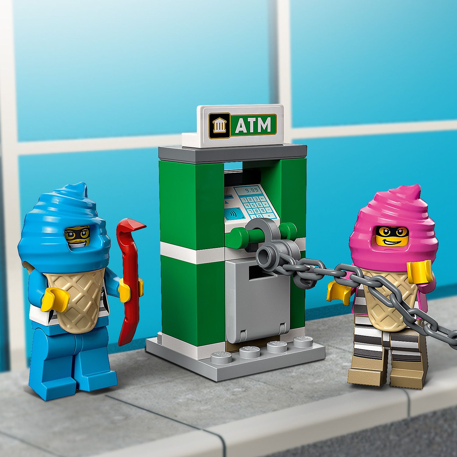 LEGO City 60314 Policyjny pościg za furgonetką z lodami - Klocki LEGO ...