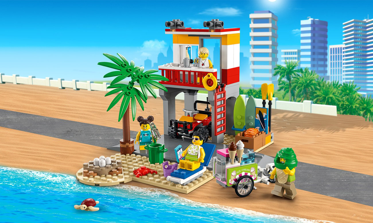 LEGO City Stanowisko ratownicze na plaży