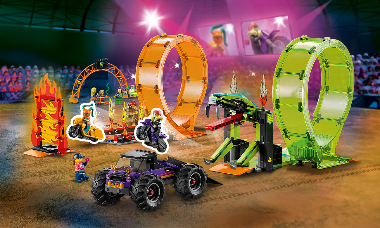 LEGO City Stunt арена з двома петлями