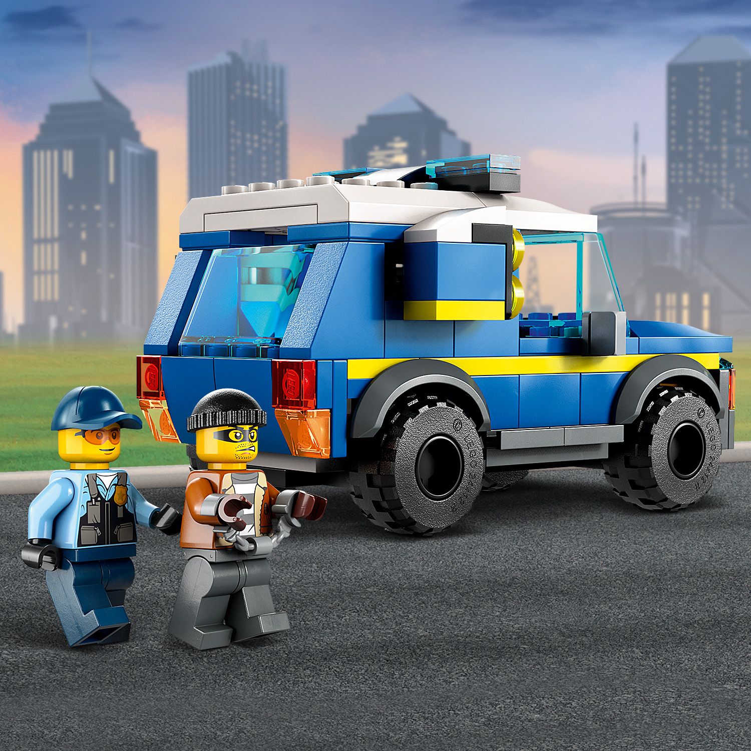 LEGO City 60371 Parking dla pojazdów uprzywilejowanych - Klocki LEGO ...